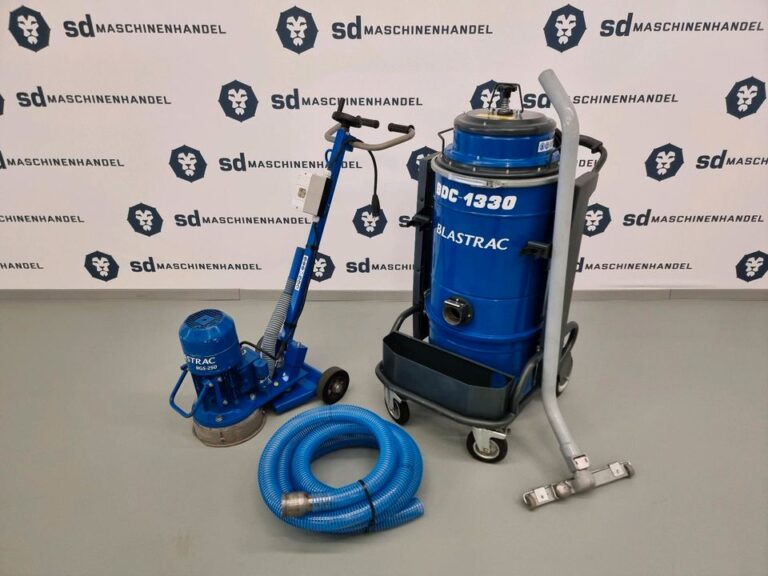 Blastrac BGS-250 Schleifmaschine + BDC 1330 Industriesauger