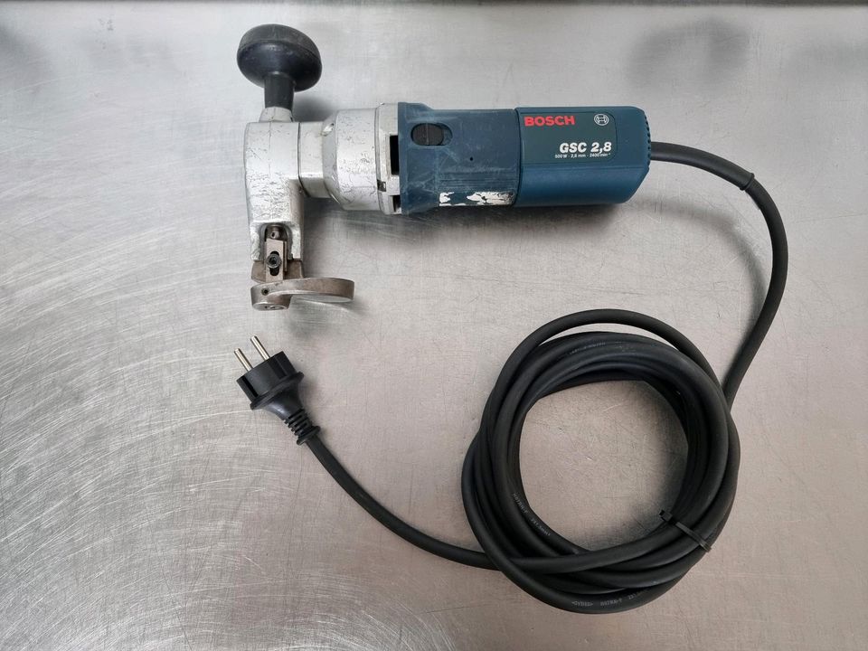 Bosch GSC 2,8 Blechschere Blechschneider Schneidemaschine