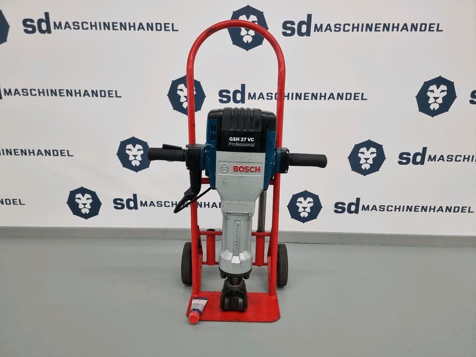 Bosch GSH 27 VC Abbruchhammer Meißelhammer Stemmhammer + Wagen