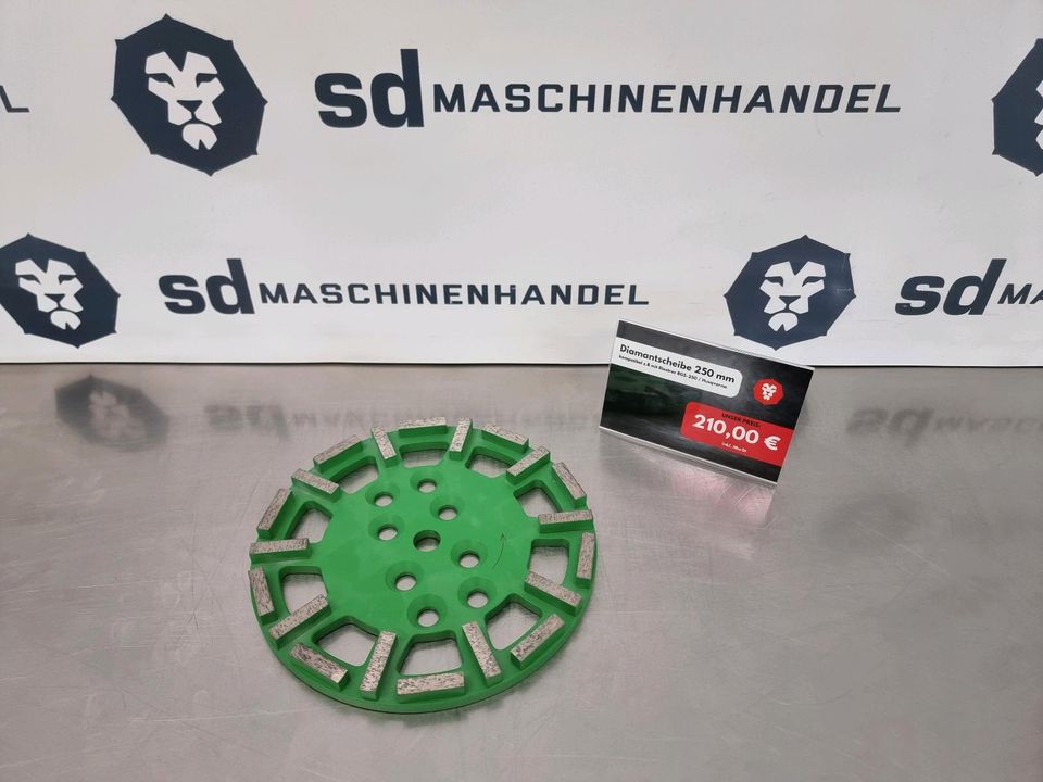 Diamantscheibe 250mm für Blastrac BGS