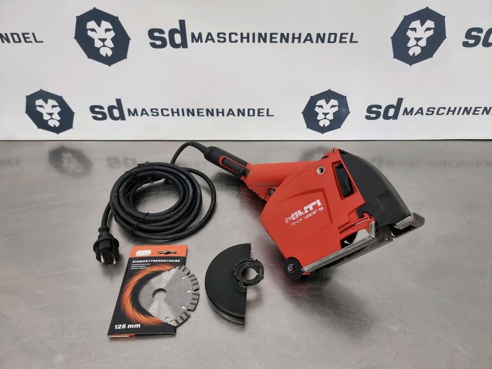 Hilti DEG 125-D Winkelschleifer + DC-EX 125/5M Absaugung Flex
