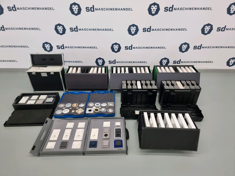 Musterkoffer Merten Schneider Gira Ritto Schalter Steckdosen