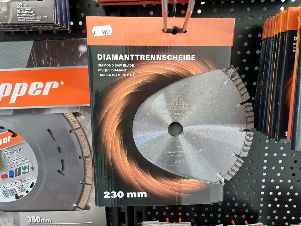 Saint Gobain 230×22,23mm Diamantscheibe Trennscheibe PTL