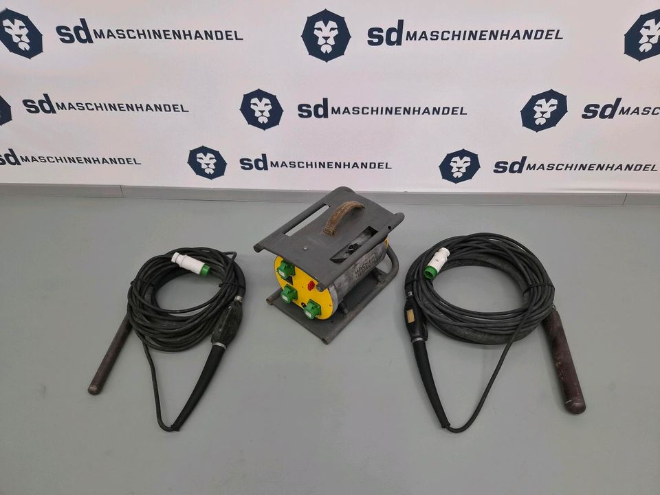 Wacker Neuson FUE6 Umformer + 2 Rüttelflaschen Set